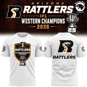 Arizona Rattlers 2026 IFL Western Conference Champions T-Shirt
