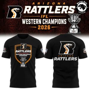 Arizona Rattlers 2026 Western Conference Champions T Shirt 1