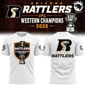 Arizona Rattlers 2026 Western Conference Champions T Shirt 2