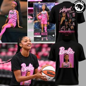 Atlanta Dream Angel Reese 5 Barbie Edition Graphic T-Shirt