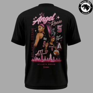 Atlanta Dream Angel Reese 5 Barbie Edition Graphic T Shirt 3