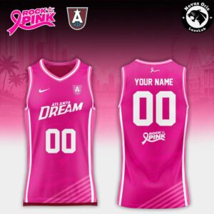 Atlanta Dream Rock the Pink 2026 Custom Basketball Jersey