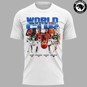 Atlanta Dream WNBA World Cup Warm Up Graphic T Shirt 2