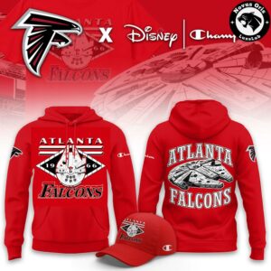 Atlanta Falcons Disney Champion NFL Main Character Energy Hoodie