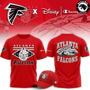 Atlanta Falcons Disney Champion NFL Main Character Energy T-Shirt
