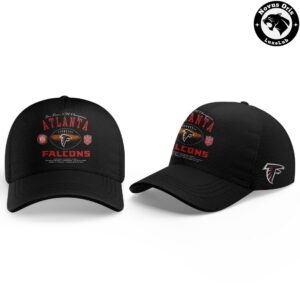 Atlanta Falcons Two Time NFC Champions Pullover Hoodie 3