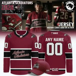 Atlanta Gladiators ECHL New Uniform Hockey Jersey 4