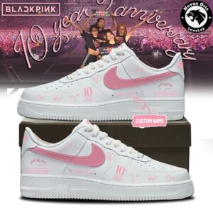 BLACKPINK x 10th Anniversary 2026 Custom Name Air Force 1 2