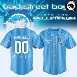 Backstreet Boys Into The Millennium Custom Baseball Jersey 1