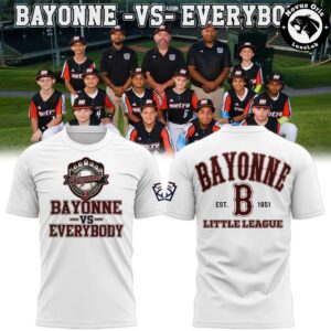 Bayonne Vs Everybody Little League Baseball Graphic T Shirt 4