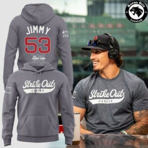 Boston Red Sox x The Jimmy Fund Strike Out Cancer Hoodie 3