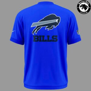 Buffalo Bills 2026 Logo Royal Blue Football Graphic T Shirt 3
