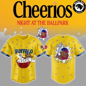 Buffalo Bisons Cheerios Night At The Ballpark Baseball Jersey 2