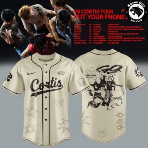 CORTIS x Put Your Phone Down Tour 2026 Original Color Baseball Jersey 1