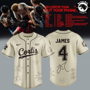 CORTIS x Put Your Phone Down Tour 2026 Original Color Baseball Jersey 2
