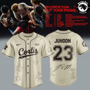 CORTIS x Put Your Phone Down Tour 2026 Original Color Baseball Jersey 3