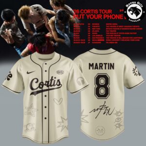 CORTIS x Put Your Phone Down Tour 2026 Original Color Baseball Jersey 5
