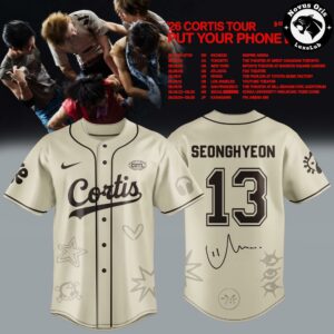 CORTIS x Put Your Phone Down Tour 2026 Original Color Baseball Jersey 6