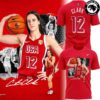 Indiana Fever WNBA Pixel Hearts Health Bar Basketball T-Shirt
