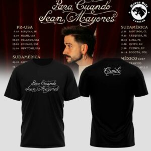 Camilo Para Cuando Sean Mayores World Tour 2026 T Shirt 4
