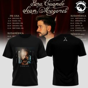 Camilo Para Cuando Sean Mayores World Tour 2026 T Shirt 5