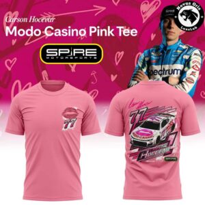 Carson Hocevar 77 Spire Motorsports NASCAR Graphic T Shirt 1