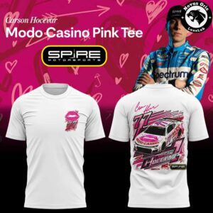 Carson Hocevar 77 Spire Motorsports NASCAR Graphic T Shirt 2