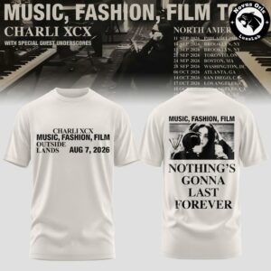 Charli XCX Music Fashion Film 2026 Tour T Shirt 1