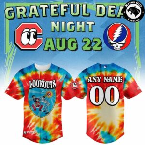 Chattanooga Lookouts 2026 Grateful Dead Night Custom Baseball Jersey