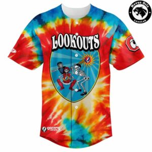 Chattanooga Lookouts 2026 Grateful Dead Night Custom Baseball Jersey 2