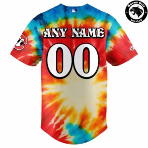 Chattanooga Lookouts 2026 Grateful Dead Night Custom Baseball Jersey 3