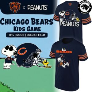 Chicago Bears x Peanuts Kids Game 2026 Football Jersey