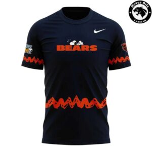 Chicago Bears x Peanuts Kids Game 2026 T Shirt 3