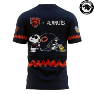 Chicago Bears x Peanuts Kids Game 2026 T Shirt 4