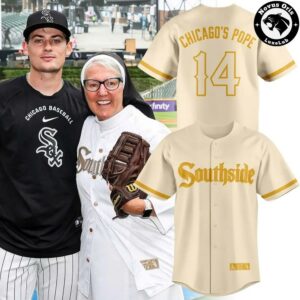 Chicago White Sox Southside Chicagos Pope 14 Baseball Jersey 3