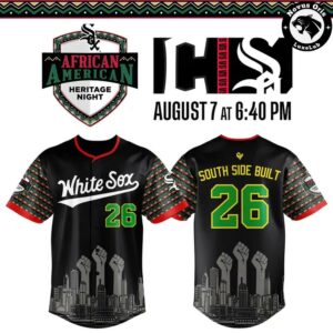 Chicago White Sox x African American Heritage Night 2026 Baseball Jersey
