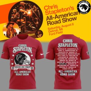Chris Stapleton x Atlanta Falcons All-American Road Show 2026 T-Shirt