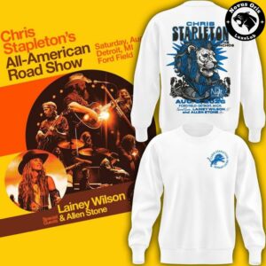 Chris Stapleton x Detroit Lions All-American Road Show 2026 Sweatshirt