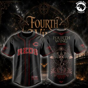 Cincinnati Reds x Fourth Wing Night Dragon Rider 2026 Baseball Jersey