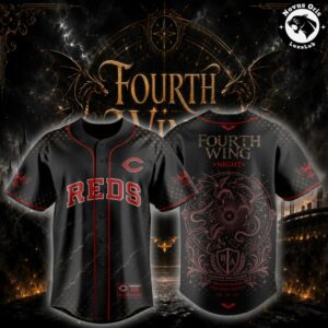 Cincinnati Reds x Fourth Wing Night Dragon Rider 2026 Baseball Jersey 2