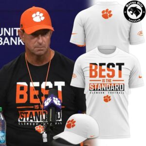Clemson Tigers Football Best Is The Standard 2026 Graphic T Shirt 3