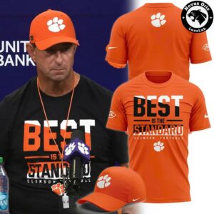 Clemson Tigers Football Best Is The Standard 2026 Graphic T Shirt 5