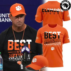 Clemson Tigers Football Best Is The Standard 2026 Graphic T Shirt 6