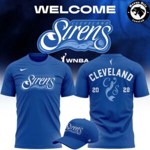 Cleveland Sirens Hear The Call WNBA 2026 T-Shirt