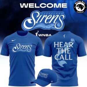 Cleveland Sirens Hear The Call WNBA 2026 T Shirt 2