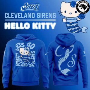Cleveland Sirens x Hello Kitty Mermaid 2026 Edition Hoodie 2