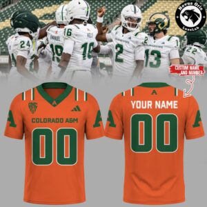 Colorado State Rams NCAA New Threads Custom Football Jersey 2