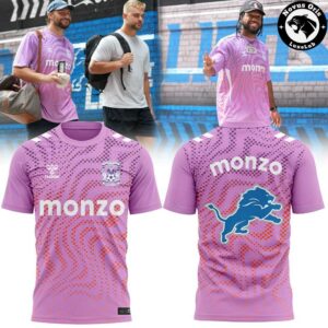 Coventry City FC x Detroit Lions NFL Crossover Graphic T Shirt 2