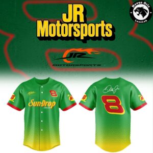 Dale Earnhardt Jr 8 JR Motorsports Sun Drop NASCAR Baseball Jersey 1
