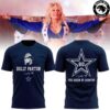 Dallas Cowboys Dolly Parton The Queen of Country Graphic T-Shirt